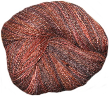 Sockenwolle handgesponnen Superwash Nylon