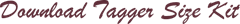 tagger size download button