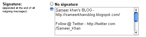 How to add or attach an email signature within emails in gmail ?