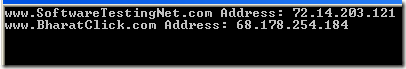 How to get ip Address of Website Host using C#