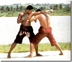 muay thai elbow outside