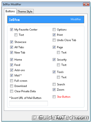 Internet Explorer Theme for FireFox