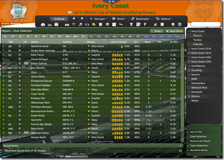 Flex Football Manager 2009 skin 