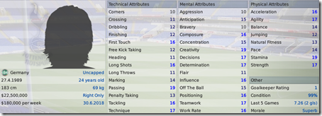 Lars Bender in Tottenham, FM2009
