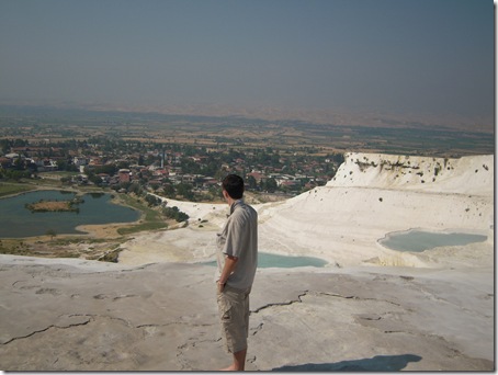 Looking to Denizli from Pamukkale