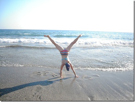 Some acrobatics on the sea