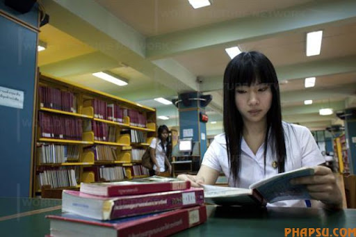 Arttasit Tipsing (21) in the library of Suan Dusit university. He is studying in the Science and 
Technology faculty of the university with a major on food and service industry.?After four years 
of hormone treatment, he is preparing for a full sex change. "My goal in life is to become 
accepted as a woman," he explains.
In Suan Dusit University in Bangkok, ladyboys feel free to be themselves by getting dressed in 
girls' uniforms and behaving in a feminning way. The University's policy of accepting them as 
equal to other students, has made it so popular that it now has about 100 transgender students 
studuing in it's faculties.  8 January 2009. Bangkok, Thailand