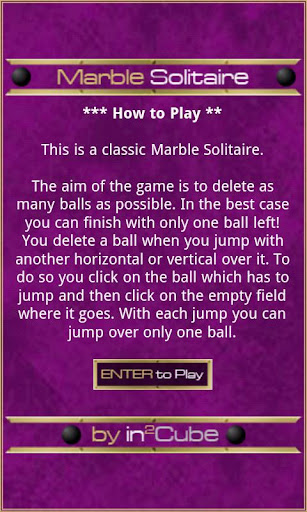 Classic Marble Solitaire