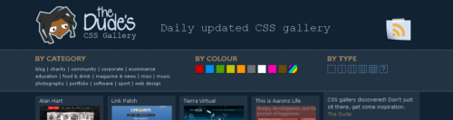 The Dude's CSS Gallery