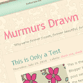 Free Blogger Template: Murmurs Drawn