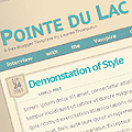 Pointe du Lac Blogger Template II