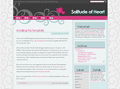 Solitude of Heart Template