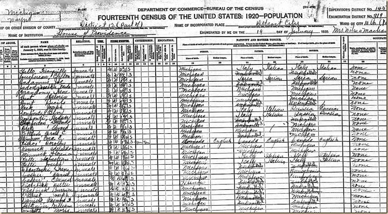 Family Daniels Census 1920 Raymond Frank cropped Family Daniels Census 1920 Raymond Frank cropped