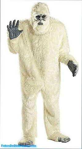 vavaca: Disfraz de abominable hombre de las nieves