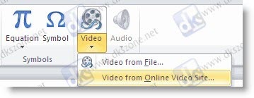 embedvideo_powerpoint2010
