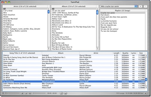 iPod Songs playlists iPod Songs playlists