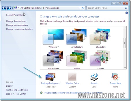 How to Create, Run Slideshow of Desktop Backgrounds / Photos in Windows 7?