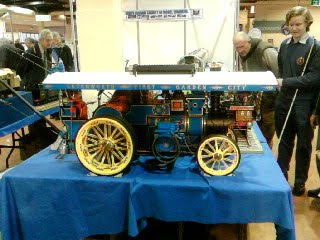 Show traction enginer from North London Society of Model Engineers