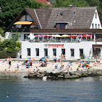 Chinamann direkt am Strand. Praktisch.