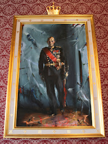 Schickes Portrait vom König.