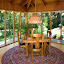 The sunny nook area is perfect for breakfast and coffee with your newspaper.