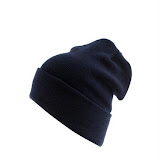 Heavy duty acrylic knit hats Made in USA S-80 navy