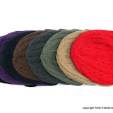 100% acrylic knit hats with brim 3022