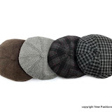 Wool polyester blend ivy caps 2102 bown 2102 grey 2103 black 2104 black