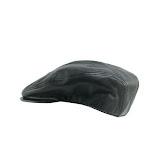 Genuine leather ivy caps LV01 black