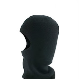 100% acrylic knit face mask MS01 black