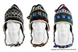 100% wool hand made ear flap hats HM01 HM05 HM03