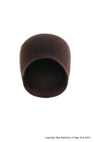 Heavy duty acrylic knit beanie hats Made In USA 3001 dark brown
