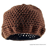 100% COTTON CROCHET HAT
POPULARLY KNOWN AS KUFI
DK BROWN
ART NO. 105