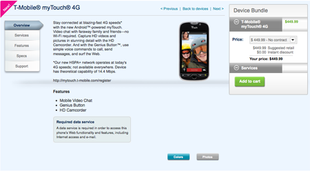 Buy myTouch 4G Buy myTouch 4G