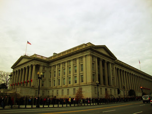 Вашингтон Washington DC Treasure Department Министерство Финансов