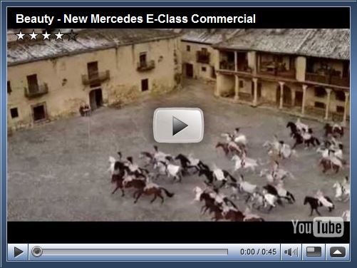 Comercial do Mercedes Classe E cupê