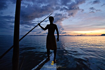 Twilight at Coron's Banol Beach