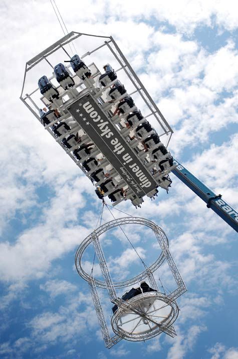 รูปภาพ Dinner in the Sky ภัตตาคารลอยฟ้า สวยและเสียวไปในตัว