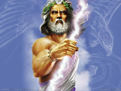 zeus greek god. The Greek God of Thunder is in