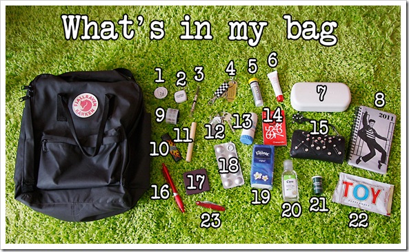what's in my bag