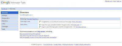 Old Webmasters Tools Screenshot