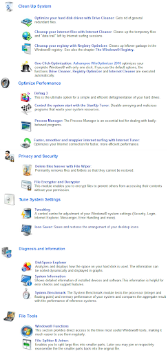 Ashampoo Advanced Features Ashampoo WinOptimizer 2010 Advanced 1 Year Free License