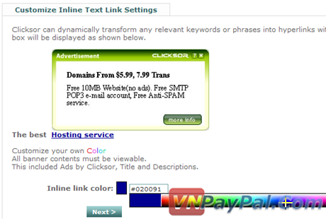 Kiếm Tiền Qua Blog Với Clicksor - Hỗ Trợ CPM, CPC, Popup, Inline-Ads Kiếm Tiền Qua Blog Với Clicksor - Hỗ Trợ CPM, CPC, Popup, Inline-Ads