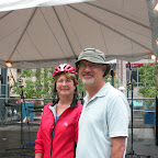 Click to Expand Roxanne and Gary Wright, organizer of Bike To Work Day on Fountain Square, May 14, 2009