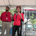 Click to Expand Roxanne at Bike to Work Day Rally on Fountain Square, May 14, 2009