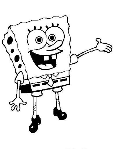 dibujos colorear bob esponja para imprimir