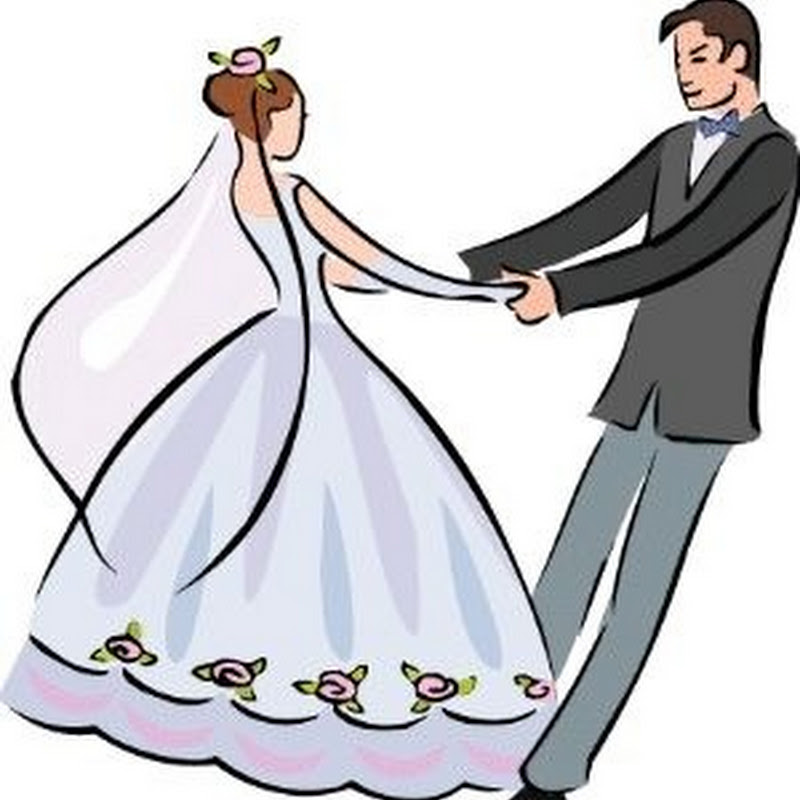 Dibujos de parejas de novios y bodas