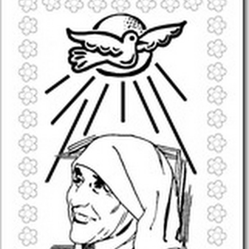 Colorear Madre Teresa de Calcuta