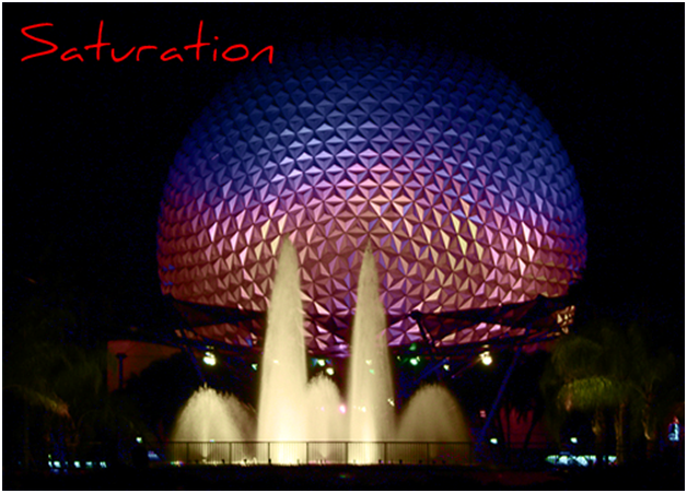 Saturation Blending Mode Dark Photo