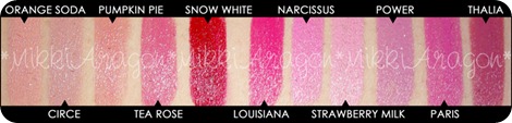 NYX Round Lipstick Swatches Part 1